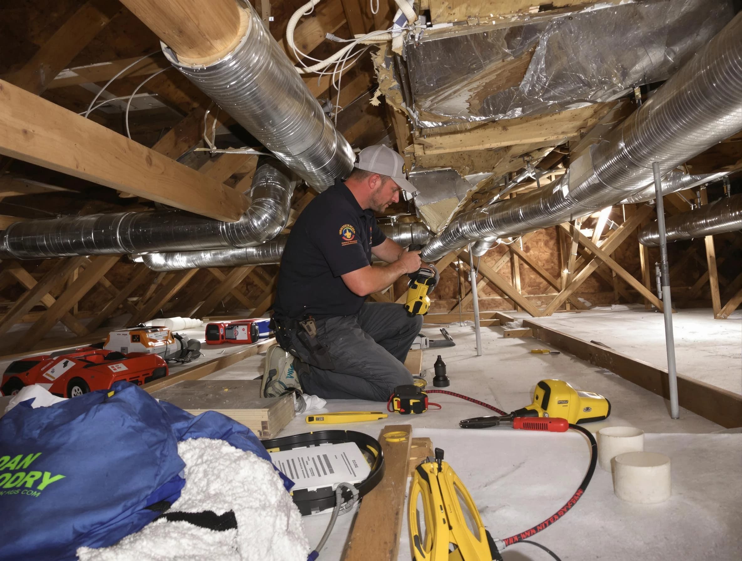 Professional air duct repair by Westford Air Duct Cleaning in Westford
