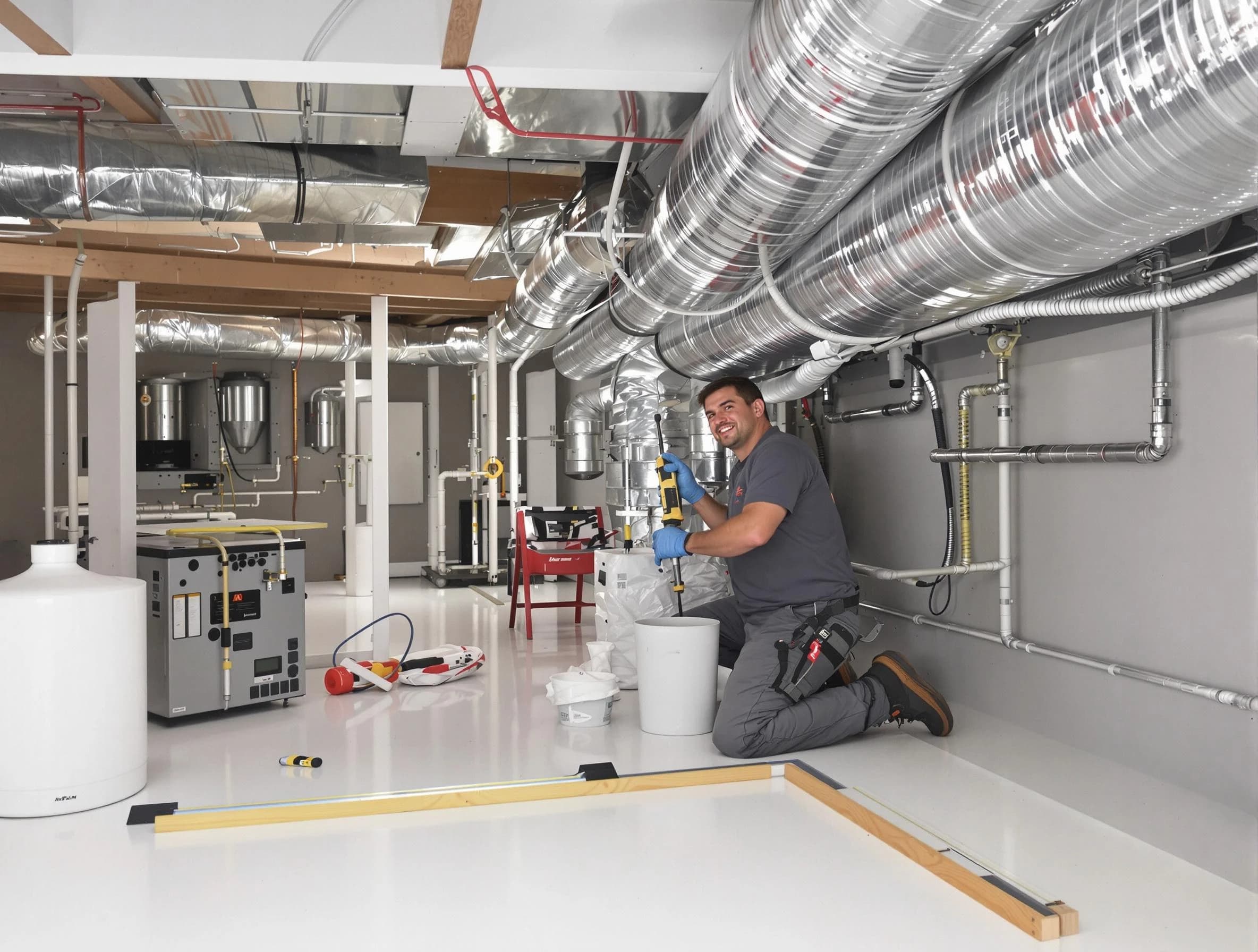 Professional duct sealing service by Westford Air Duct Cleaning in Westford