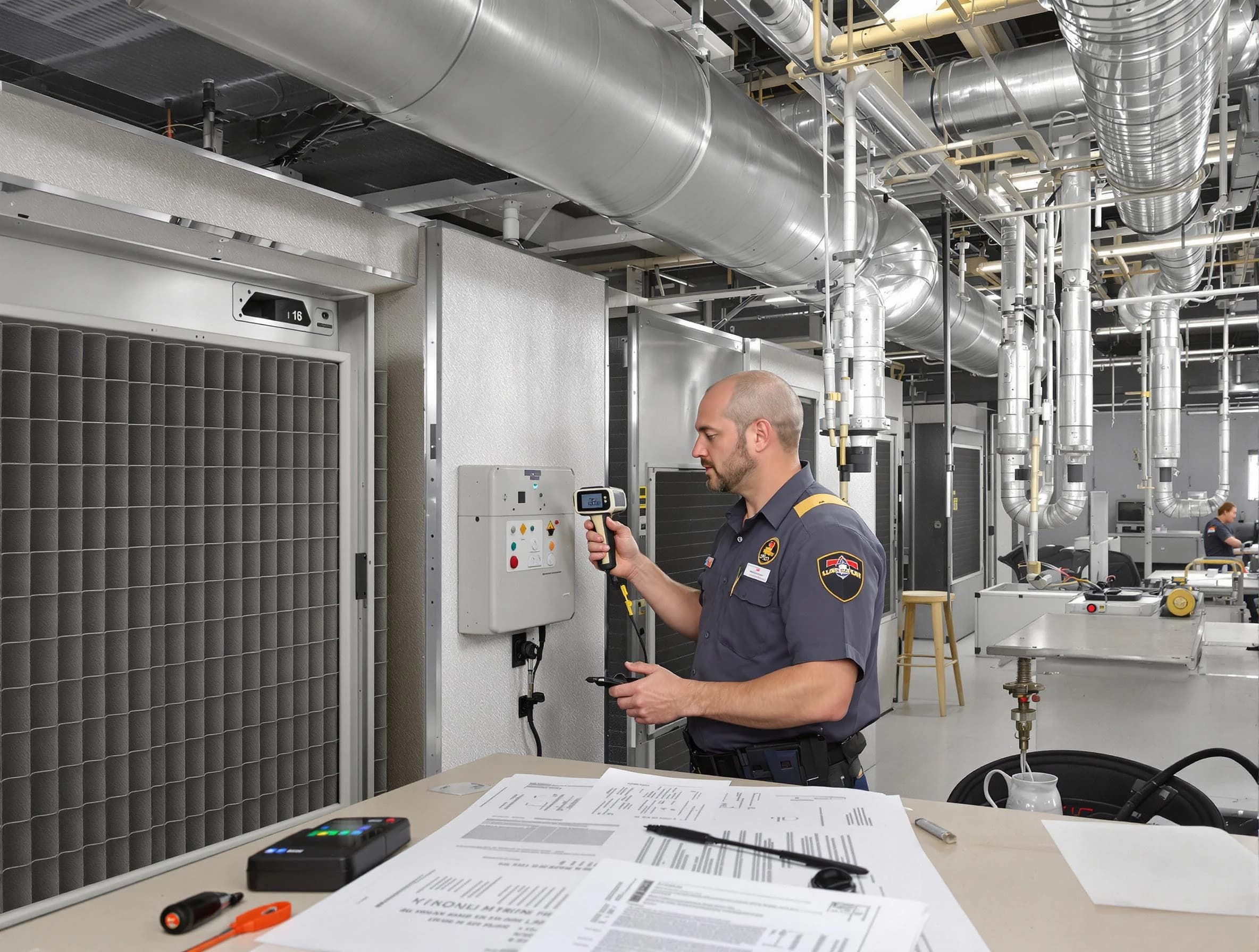 Professional filter system inspection by Westford Air Duct Cleaning in Westford