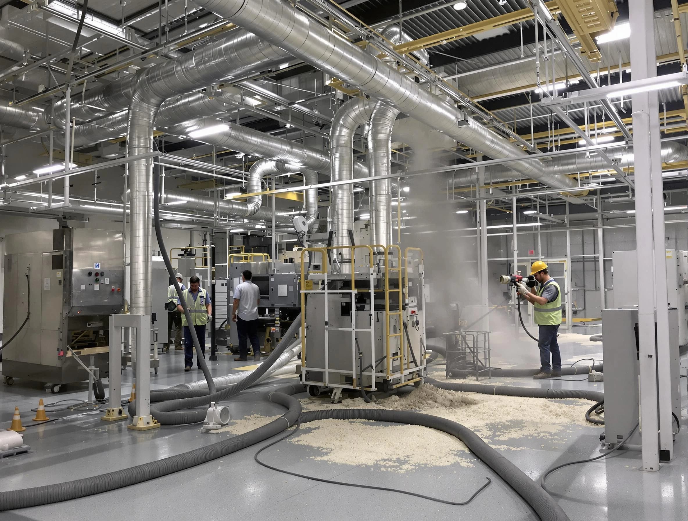 Heavy-duty industrial duct cleaning by Westford Air Duct Cleaning in Westford