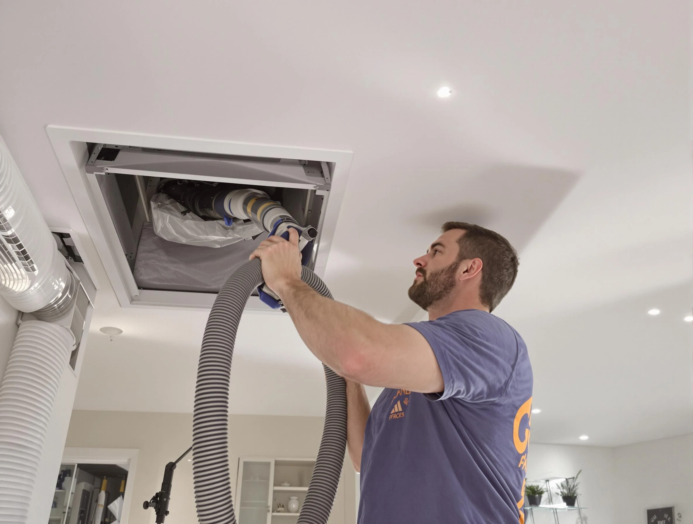 Precision indoor duct cleaning by Westford Air Duct Cleaning in Westford